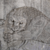 Persepolis, Apadana, East Stairs, Relief of a lion