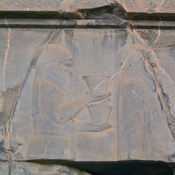 Persepolis, Apadana, East Stairs, Relief of a Parthian