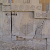 Persepolis, Apadana, East Stairs, Relief of a tree