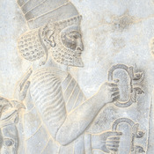 Persepolis, Apadana, East Stairs, Relief of a Lydian