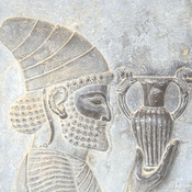Persepolis, Apadana, East Stairs, Relief of a Lydian