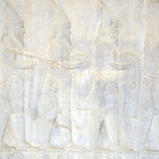 Persepolis, Apadana, East Stairs, Relief of the Sacae