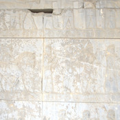 Persepolis, Apadana, East Stairs, Relief of the Sogdians with a horse