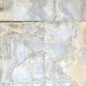 Persepolis, Apadana, East Stairs, Relief of an oryx