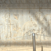 Persepolis, Apadana, East Stairs, Relief of the Cappadocians with a horse