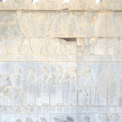Persepolis, Apadana, East Stairs, Relief of Parthians and Babylonians