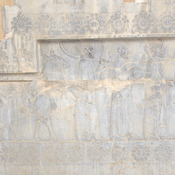 Persepolis, Apadana, East Stairs, Relief of the Nubians
