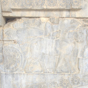Persepolis, Apadana, East Stairs, Relief of a Libyan chariot