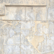 Persepolis, Apadana, East Stairs, Relief of an oryx