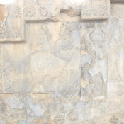 Persepolis, Apadana, East Stairs, Relief of a bull
