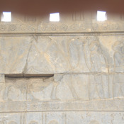Persepolis, Apadana, East Stairs, Relief of a Bactrian camel