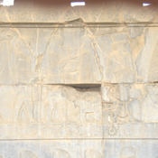 Persepolis, Apadana, East Stairs, Relief of the Parthians