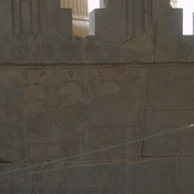 Persepolis, Apadana, East Stairs, Relief of flowers