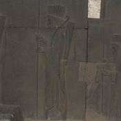 Persepolis, Apadana, East Stairs, Relief of a soldier
