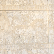 Persepolis, Apadana, East Stairs, Relief of the Sogdians with a horse