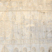 Persepolis, Apadana, East Stairs, Relief of the Sacae