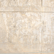 Persepolis, Apadana, East Stairs, Relief, Indians with a donkey