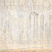 Persepolis, Apadana, East Stairs, Relief of the Arachosians and a camel