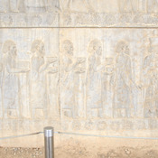Persepolis, Apadana, East Stairs, Relief of the Greeks