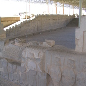 Persepolis, Apadana, East Stairs, seen from the Council Hall