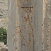 Persepolis, Palace of Xerxes (Hadiš), Relief of the king