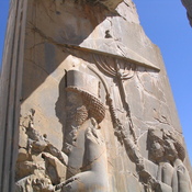 Persepolis, Palace of Xerxes (Hadiš), Relief of the king