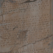 Persepolis, Palace of Xerxes (Hadiš), North portico, Support column, Inscription XPd by Xerxes