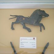 Persepolis, Hellenistic metal figurine of two horses