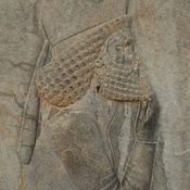 Persepolis, Apadana, Eaststairs, Central relief, Pharnaces