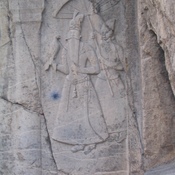 Rhagae, Citadel, Qajar relief