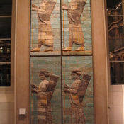 Susa, Achaemenid Palace, Glazed relief of four soldiers (