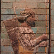 Susa, Achaemenid Palace, Glazed relief of a soldier (