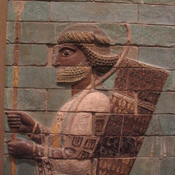 Susa, Achaemenid Palace, Glazed relief of a soldier (