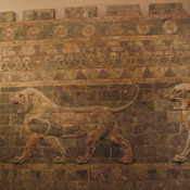 Susa, Achaemenid Palace, Glazed lions' relief