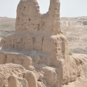 Susa, Acropolis, Excavation with De Morgan's Pillar