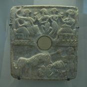 Susa, Early Elamite relief with a banquet scene