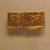 Susa, Gold plaque with royal warrior