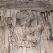 Taq-e Bostan, Large cave, Upper relief: Khusrau II