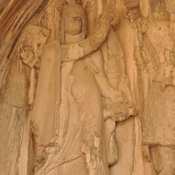Taq-e Bostan, Large cave, Upper relief: Anahita