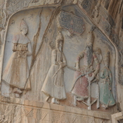 Taq-e Bostan, Large cave, Qadjar addition
