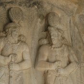 Taq-e Bostan, Small cave, Ardeshir III/Shapur III and Shapur II