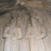 Taq-e Bostan, Small cave, Ardeshir III/Shapur III and Shapur II