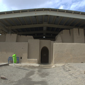 Tepe Nush-e Jan, Façade of the fortified sanctuary