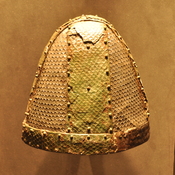 Marlik (Cheragh Ali Tepe), Sasanian helmet