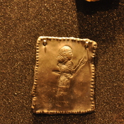 Mahi Dasht, Votive plaque with a man