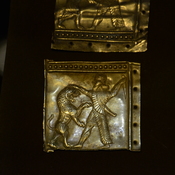 Ziwiye, Achaemenid plaque of a royal warrior