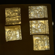 Ziwiye, Achaemenid plaques of a royal warrior