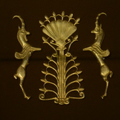 Ziwiye, Relief of two ibexes, part of a bath