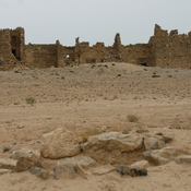 Qasr Bshir, Exterior of the fortress