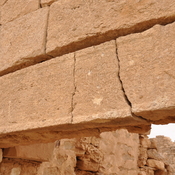 Qasr Bshir, Gate with Roman inscription